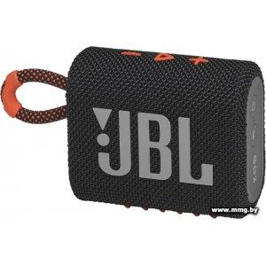 Купить JBL Go 3 (черный/оранжевый) (JBLGO3BLKO) в Минске, доставка по Беларуси