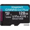 Kingston 128Gb microSDXC Canvas Go! Plus SDCG3/128GBSP