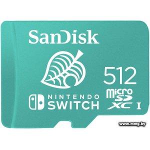 Купить SanDisk 512GB For Nintendo Switch SDSQXAO-512G-GNCZN в Минске, доставка по Беларуси