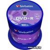 Диск DVD+R Verbatim 4,7Gb 16x (100 шт) (43551)
