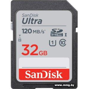 Купить SanDisk Ultra 32Gb SDHC SDSDUN4-032G-GN6IN в Минске, доставка по Беларуси