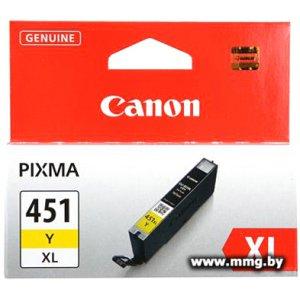 Купить Картридж Canon CLI-451Y XL желтый (6475B001) в Минске, доставка по Беларуси