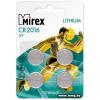 Батарейка Mirex CR2016 23702-CR2016-E4 4 шт.