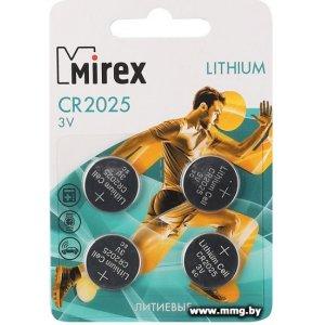 Купить Батарейка Mirex CR2025 23702-CR2025-E4 4 шт. в Минске, доставка по Беларуси