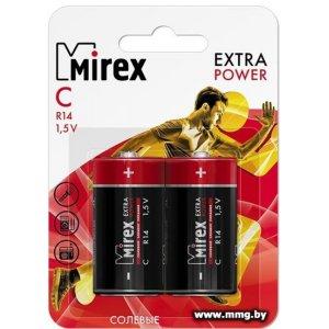 Купить Батарейка Mirex Extra Power C 2 шт 23702-ER14-E2 в Минске, доставка по Беларуси