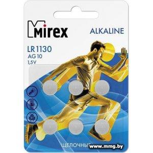 Купить Батарейки Mirex LR1130 (AG10) 23702-LR1130-E6 6 шт. в Минске, доставка по Беларуси