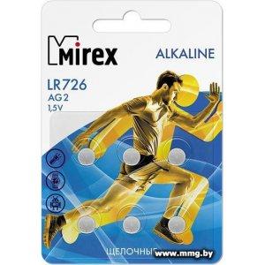 Купить Батарейки Mirex LR726 (AG2) блистер 6 шт. 23702-LR726-E6 в Минске, доставка по Беларуси