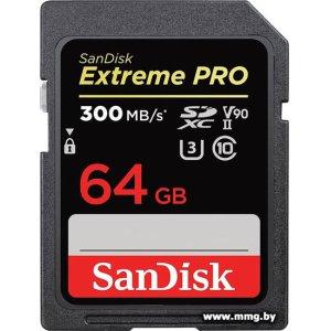 Купить SanDisk 64Gb Extreme PRO SDXC SDSDXDK-064G-GN4IN в Минске, доставка по Беларуси