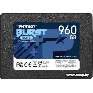 Купить SSD 960GB Patriot Burst Elite PBE960GS25SSDR в Минске, доставка по Беларуси