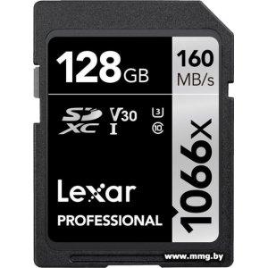 128GB Lexar Professional 1066x SDXC LSD1066128G-BNNNG
