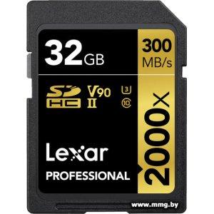 Купить Lexar 32GB SDHC 2000x Professional LSD2000032G-BNNNG в Минске, доставка по Беларуси