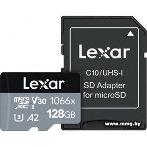 Купить Lexar 128GB microSDXC 1066x LMS1066128G-BNANG в Минске, доставка по Беларуси