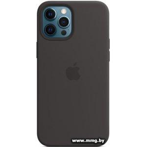 Купить Apple MagSafe Silicone Case для iPhone 12 Pro Max (черный) в Минске, доставка по Беларуси