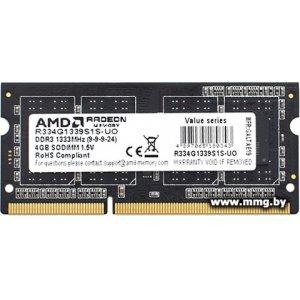 SODIMM-DDR3 2GB PC3-10600 AMD R332G1339S1S-U