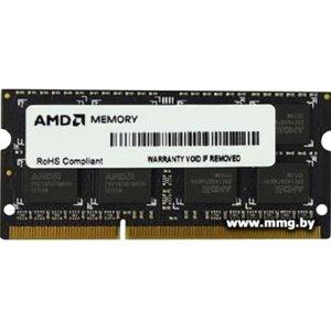 Купить SODIMM-DDR3 8GB PC3-10600 AMD R338G1339S2S-U в Минске, доставка по Беларуси