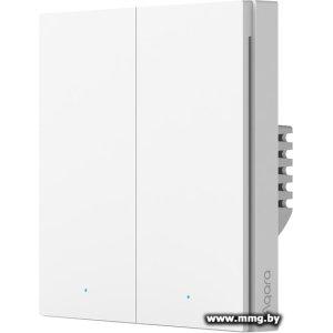 Aqara Smart Wall Switch H1 (двухклавишный, без нейтрали)