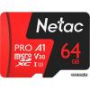 Netac 64GB microSDXC P500 Extreme Pro NT02P500PRO-064G-S