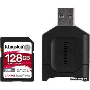 Kingston 128Gb SDXC React Plus SDR2 + MLP SD reader