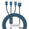 Кабель Baseus CAMLTYS-03 USB-A - Lightning/microUSB/USB Type