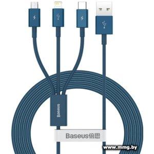 Купить Кабель Baseus CAMLTYS-03 USB-A - Lightning/microUSB/USB Type в Минске, доставка по Беларуси