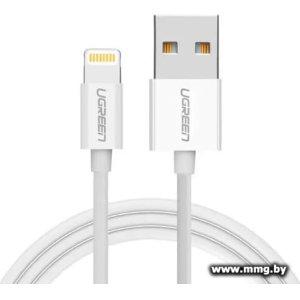 Купить Кабель Ugreen US155 80313 USB Type-A - Lightning (0.5 м, бел в Минске, доставка по Беларуси