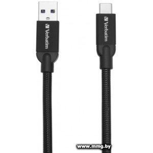 Кабель Verbatim USB-C – USB-A 1 м (черный) 48871