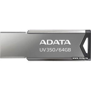 64GB A-Data UV350 (серебристый)