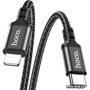 Кабель Hoco X14 USB Type-C - Lightning (1 м, черный)