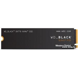 Купить SSD 1TB WD M.2 PCIe Gen4 NVMe Black SN770 WDS100T3X0E в Минске, доставка по Беларуси