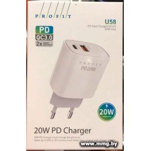 Зарядное устройство Profit U58 (белый)