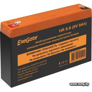 Купить ExeGate HR 6-9 (6В, 9 А·ч) <EX282953RUS> в Минске, доставка по Беларуси