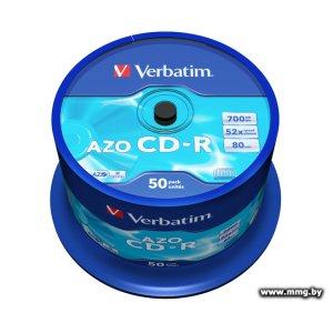 Диск CD-R Verbatim 700Mb 52x (50 шт) (43343)