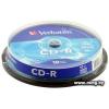 Диск CD-R Verbatim 700Mb 52x (10 шт) (43437)