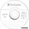 Диск CD-R Verbatim 700Mb 52x (Slim, 1 шт.) (43347)