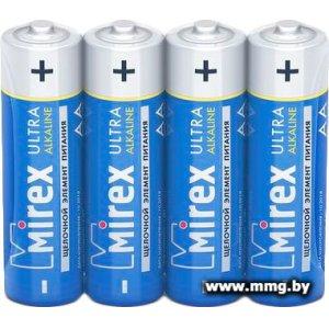 Купить Батарейка Mirex Ultra Alkaline AA 4 шт LR6-S4 (23702-LR6-S4 в Минске, доставка по Беларуси
