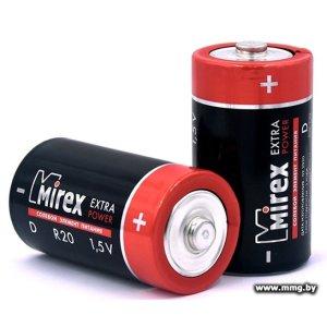 Купить Батарейка Mirex Extra Power D 2 шт 23702-ER20-S2 в Минске, доставка по Беларуси