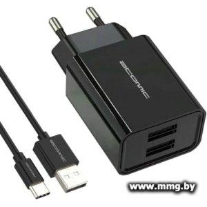 Купить Зарядное устройство Atomic U400 USB Type-C (черный) в Минске, доставка по Беларуси
