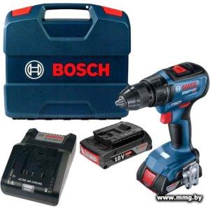Купить Bosch GSR 18V-50 Professional 06019H5000 (с 2-мя АКБ, кейс) в Минске, доставка по Беларуси
