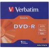 Диск DVD-R Verbatim 4.7Gb 16x (1 шт.) 43844