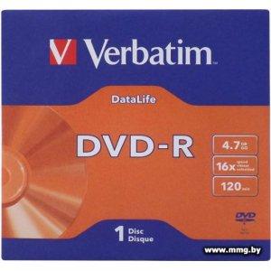 Диск DVD-R Verbatim 4.7Gb 16x (1 шт.) 43844