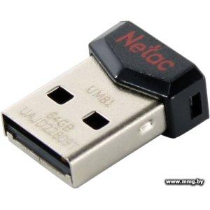 Купить 64GB Netac UM81 NT03UM81N-064G-20BK в Минске, доставка по Беларуси