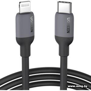 Купить Кабель Ugreen US387 20304 USB Type-C - Lightning (1 м, черны в Минске, доставка по Беларуси