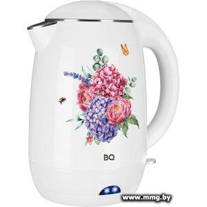 Купить Чайник BQ KT1702P (белый/симфония цветов) в Минске, доставка по Беларуси