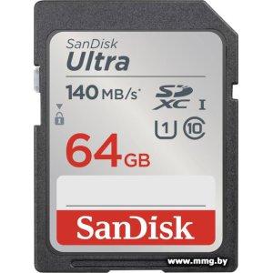 Купить SanDisk 64Gb Ultra SDXC SDSDUNB-064G-GN6IN в Минске, доставка по Беларуси
