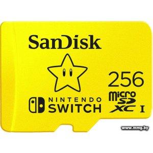 Купить SanDisk 256Gb microSDXC Nintendo Switch SDSQXAO-256G-GN3ZN в Минске, доставка по Беларуси