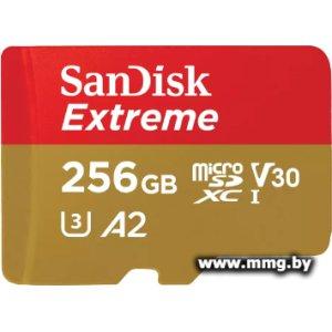 Купить SanDisk Extreme microSDXC 256GB SDSQXAV-256G-GN6MA в Минске, доставка по Беларуси