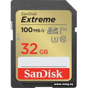 Купить SanDisk 32Gb Extreme SDHC SDSDXVT-032G-GNCIN в Минске, доставка по Беларуси