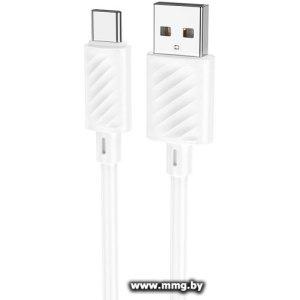 Кабель Hoco X88 USB Type-A - USB Type-C (1 м, белый)