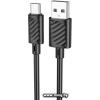 Кабель Hoco X88 USB Type-A - USB Type-C (1 м, черный)