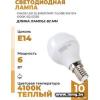 Лампа светодиодная Gauss LED Elementary Globe 6Вт E14 4100K